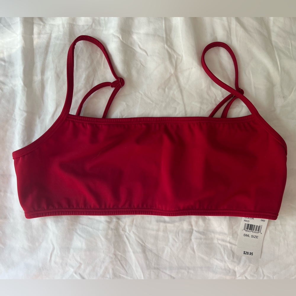 PACSUN Red Bikini Top NEW WITH TAGS